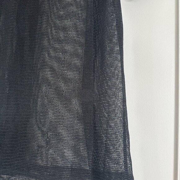 NWOT Solid & Striped The Dahlia Top Mesh Button Down Cover Up Black Size Small - Picture 10 of 10